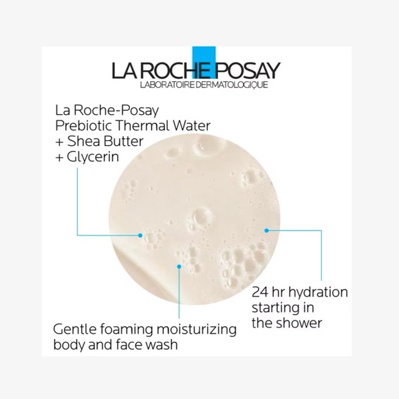 La Roche-Posay Lipikar Wash AP + Gentle Foaming Moisturizing Wash 0.5 fl oz - Picture 3 of 5